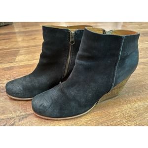Kork-Ease Leather Suede Boots Booties Natalya Size 9.5